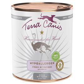 Terra Canis Hipoalergénico 12 x 800 g - Pack económico - Avestruz