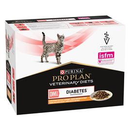 Purina Pro Plan Feline DM ST/OX Diabetes Management Veterinary Diets frango - Pack económico: 20 x 85 g