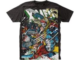 T-Shirt de Homem SUPERHEROMARVEL Wolverine Vs Omega Marvel Algodão (L)