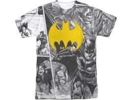 T-Shirt de Homem SUPERHEROMARVEL Anniversary Collage Batman Algodão (2XL)