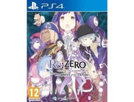 Jogo Re:Zero Começando a Vida em Outro Mundo: a Profecia Do Trono  Ps4