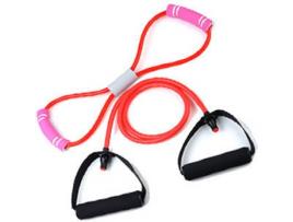Acessório de Treino para Fitness ATRUMS Figura “8” Corda elástica + Corda elástica traseira TLS-002-B Vermelho