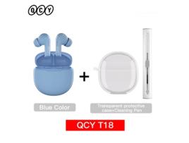 Qcy T18 Auscultadores Sem Fio Bluetooth 5.2 Earbuds Qcc3050 Aptx Voz 32Khz 4 Mic Cvc Hd Call Auscultadores Conexão de Dispositivo Duplo