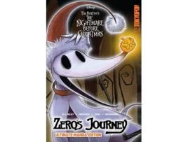 Livro disney manga: tim burton's the nightmare before christmas - zero's journey (ultimate manga edition) de d.j. milky (inglês)