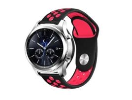 Bracelete Desportiva para Xiaomi Watch S2 46Mm Preto / Vermelho