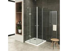 Cabine de Duche MOMENTS OF GLASS DK19 (Vidro - 75x85x190 cm)