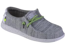 Botas de Menino HEY DUDE Wally Youth Sox Web Cinzento (34)