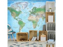 Papel de Parede ARTGEIST World Map: Traditional Cartography (147x105)