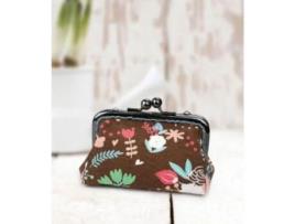 Estêncil Porta-Moedas Retangular Diy + Fecho Artemio