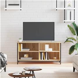 vidaXL Móvel de TV 100x40x50 cm derivados de madeira carvalho sonoma