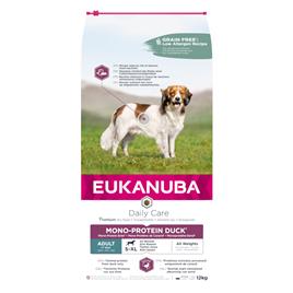 Eukanuba Daily Care Monoproteica com pato ração para cães - 2 x 12 kg - Pack económico