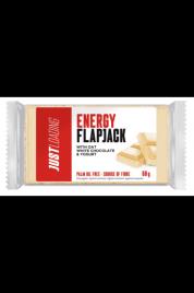 Barra de aveia Energy FlapJack coberta com chocolate branco e iogurte