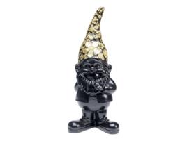 Peça Decorativa Gnome Standing Black Gold 45 cm
