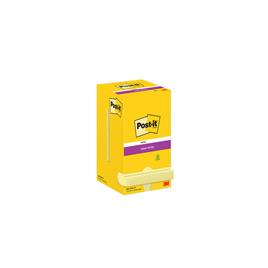 Post-it Bloco Notas Aderentes Sticky, 76 x 76 mm, Amarelo Canário, 90 Folhas, Caixa de 12