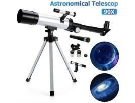 Telescópio Astronômico Portátil Uverbon Refrator Zoom Hd Monocular Telescópio Espacial + Tripé Portátil Observação de Estrelas