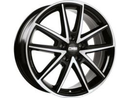 Jante para Carros Cms 6,5X16 Et40 5X100 57.1 Preto Diamante Brilhante