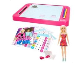 Conjunto Brinquedo Didático + Acessórios + Boneca BARBIE Atelier de Design de Moda (Idade Mínima: 4 Anos)