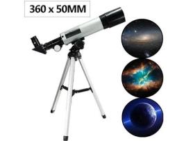 Telescópio Astronômico Monocular com Zoom de 360/50 Mm para Ambientes Externos