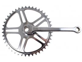 Corrente Set With Mortise 46T 170 Mm Silver BHOGAL