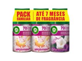 Ambientador Recarga Airwick Freshmatic 2 Delicias Verão + 1 Smooth&moon 3x250ml