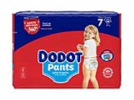 Fraldas Cueca Pants Dodot T7 17kg 38 Un