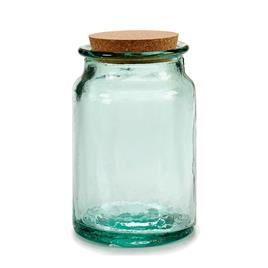 Frasco de Vidro Reciclado Redondo