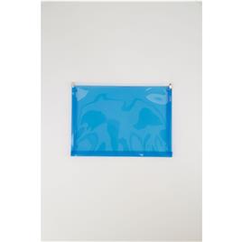Staples Bolsa de Fecho Zip, A5, Polipropileno, Azul