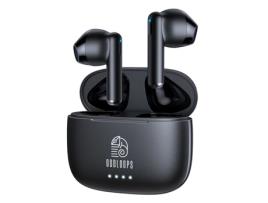 Auscultadores Onikuma T39 Preto Earplug Bluetooth para Iphone e Android