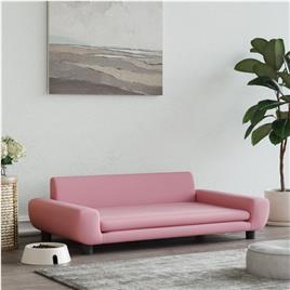vidaXL Cama para cães 100x54x33 cm veludo rosa
