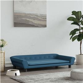 vidaXL Cama para cães 100x50x21 cm veludo azul