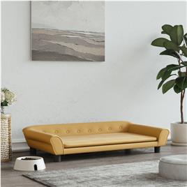 vidaXL Cama para cães 100x50x21 cm veludo castanho