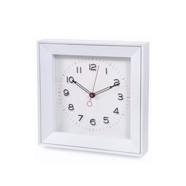 Relógio Parede Quadrado Branco 30X30cm