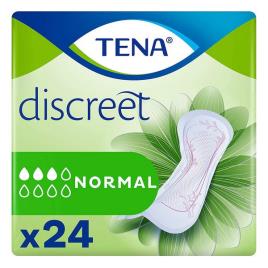 Pensos Higiénicos para Incontinência Discreet Normal Tena (24 uds)