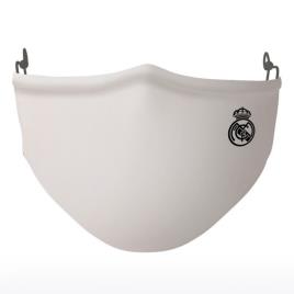 Máscara Higiénica em Tecido Reutilizável Real Madrid C.F. Infantil Branco