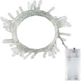 Grinalda de Luzes LED Ledkia 3 m Sem fios A+ (Branco Quente 3000K - 3500K)
