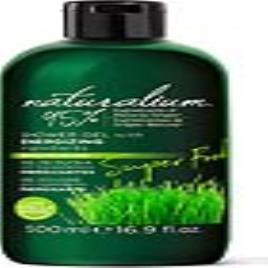 Gel de duche Super Food Wheatgrass Energizing Naturalium (500 ml)