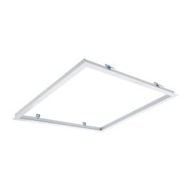 Moldura Embutida para Painéis LED Ledkia Branco (60 x 60 cm)