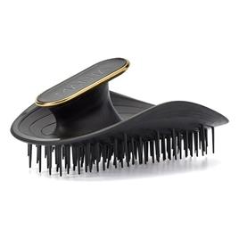 Escova de alisamento Healthy Hair Brush Manta Flexível Preto