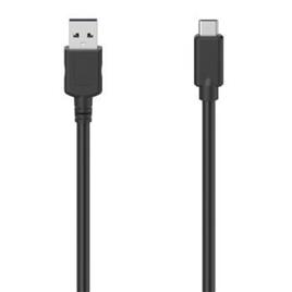 hama Cabo USB-A Macho/USB-C Macho, 0,75 m, Preto