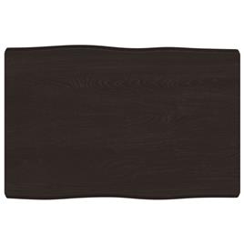 vidaXL Tampo de secretária 60x40x4 cm carvalho tratado cinza-escuro
