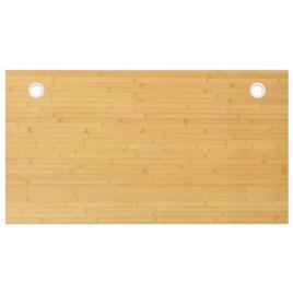 vidaXL Tampo de secretária 110x60x1,5 cm bambu