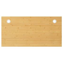 vidaXL Tampo de secretária 100x50x1,5 cm bambu