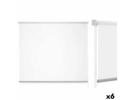 Estore de enrolar Branco Tecido Plástico 120 x 180 cm (6 Unidades)