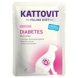 Kattovit Feline Diabetes / Peso 24 x 85 g - Salmão