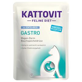 Kattovit Gastro 24 x 85 g em saquetas - Pack económico - Pato e arroz