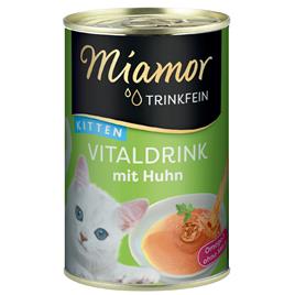 Miamor Trinkfein bebida revitalizante para gatos - Pack económico - Gatinhos com frango - Pack económico