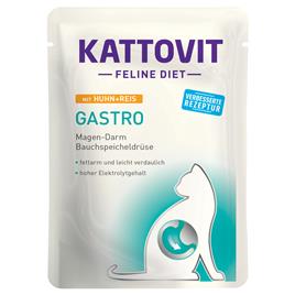 Kattovit Gastro 24 x 85 g em saquetas - Pack económico - Frango e arroz