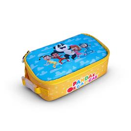 PANDA E OS CARICAS Lancheira, Azul e Amarelo