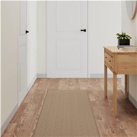 vidaXL Tapete/passadeira 50x300 cm aspeto sisal cor areia