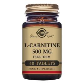 L-Carnitina Solgar E571 500 mg - 30 Comprimidos